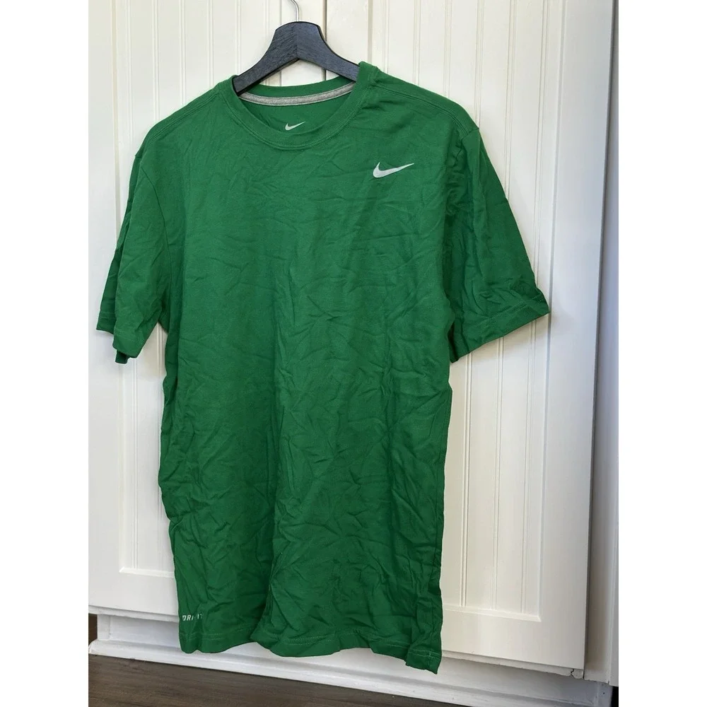 Nike Dri Fit Green T Shirt Mens Size L